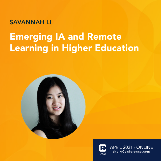 Emerging IA and Remote Learning in Higher Education
