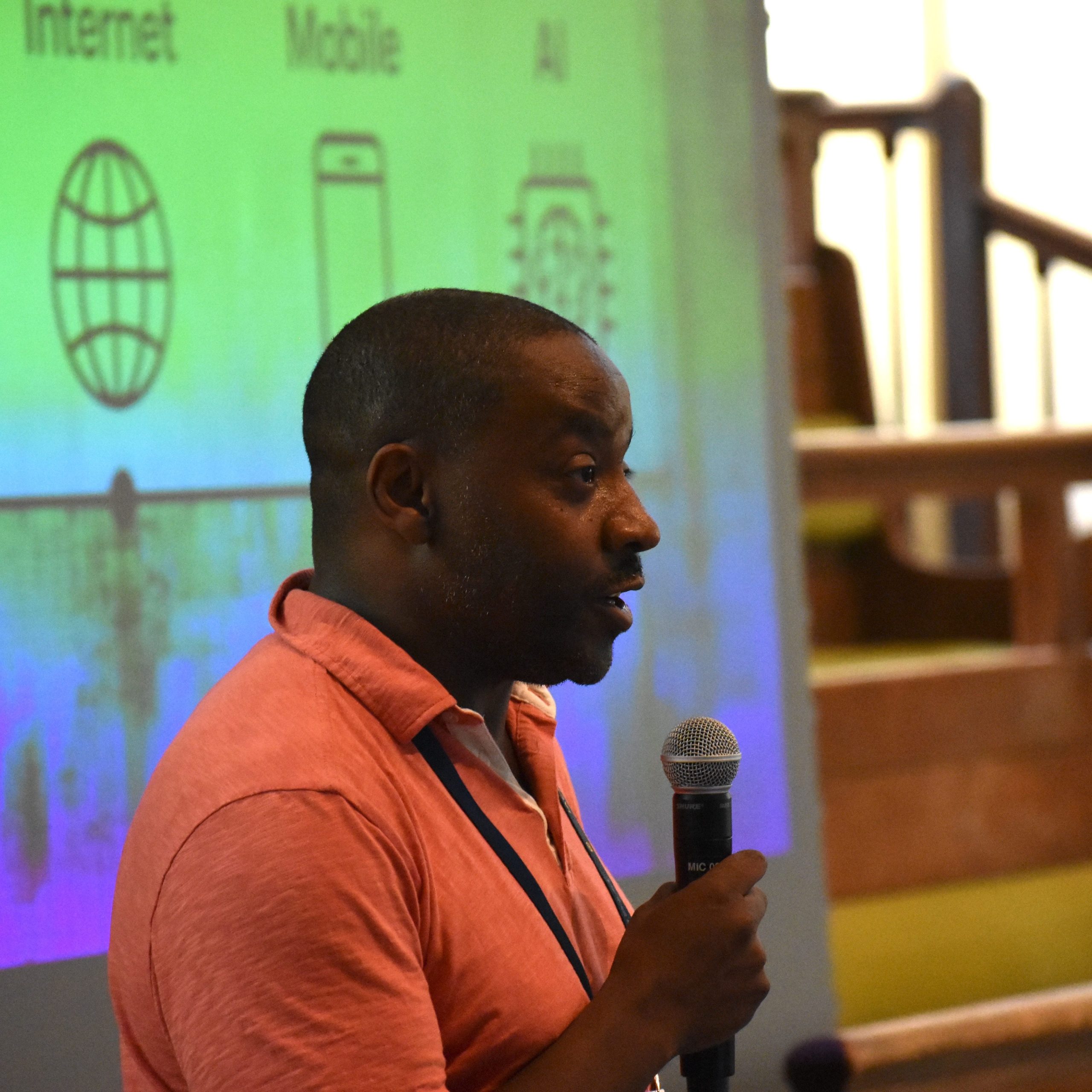 Jason Prunty presenting at IAC25