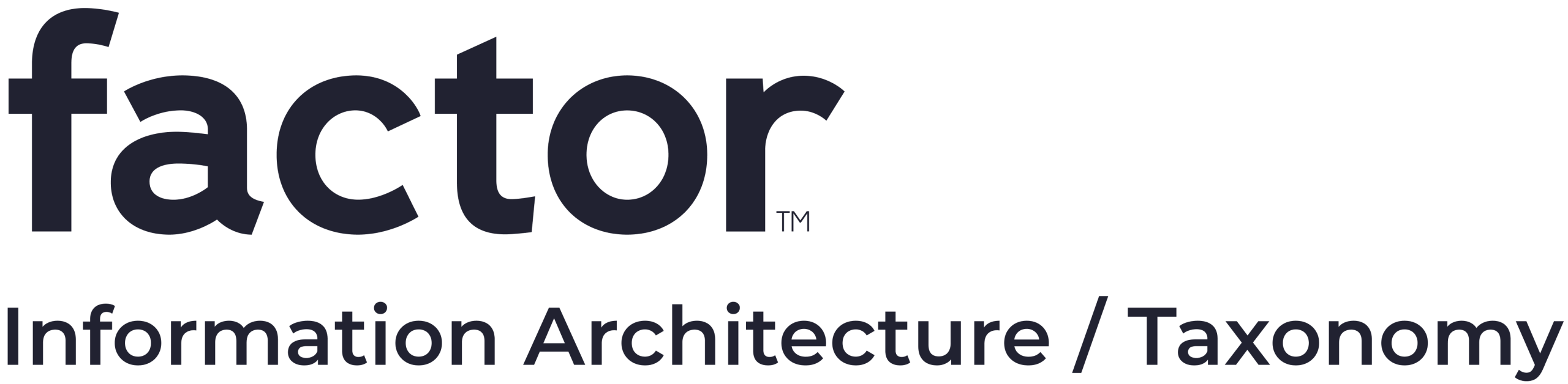 Logo for sponsor Factor