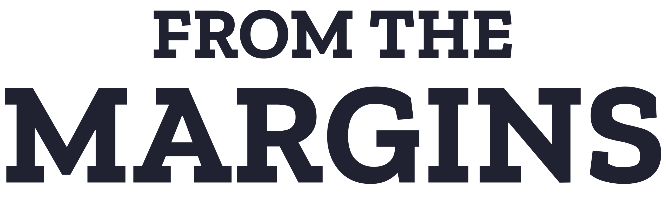 Logo for sponsor From the Margins