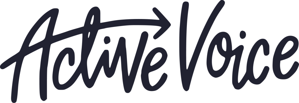 Logo for IAC sponsor Active Voice